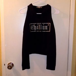 Cold Shoulder Sweater Hoodie